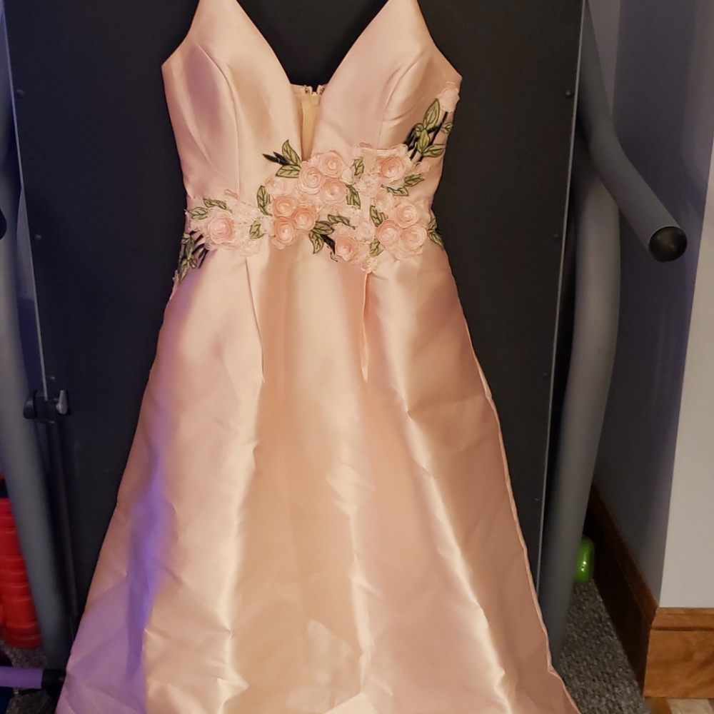 Peach Prom Gown